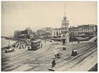 Clock Tower (and tram) [Valentine c1900s]